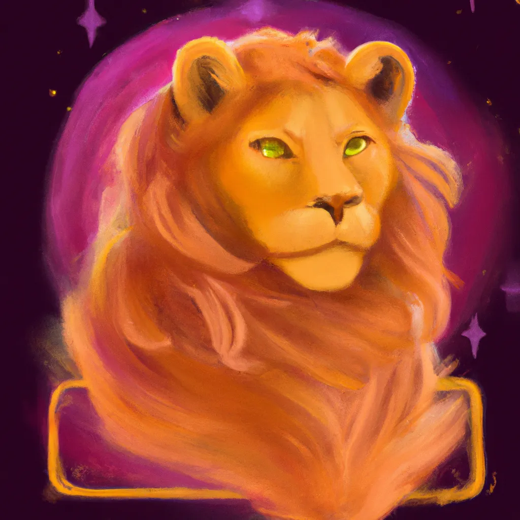 Ilustracao horoscopo leao