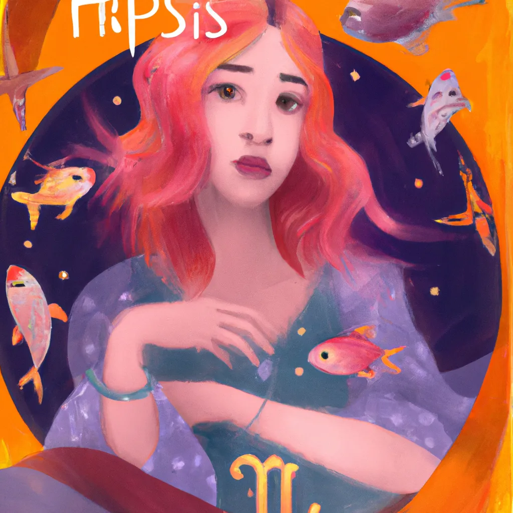 Ilustracao horoscopo peixes hoje
