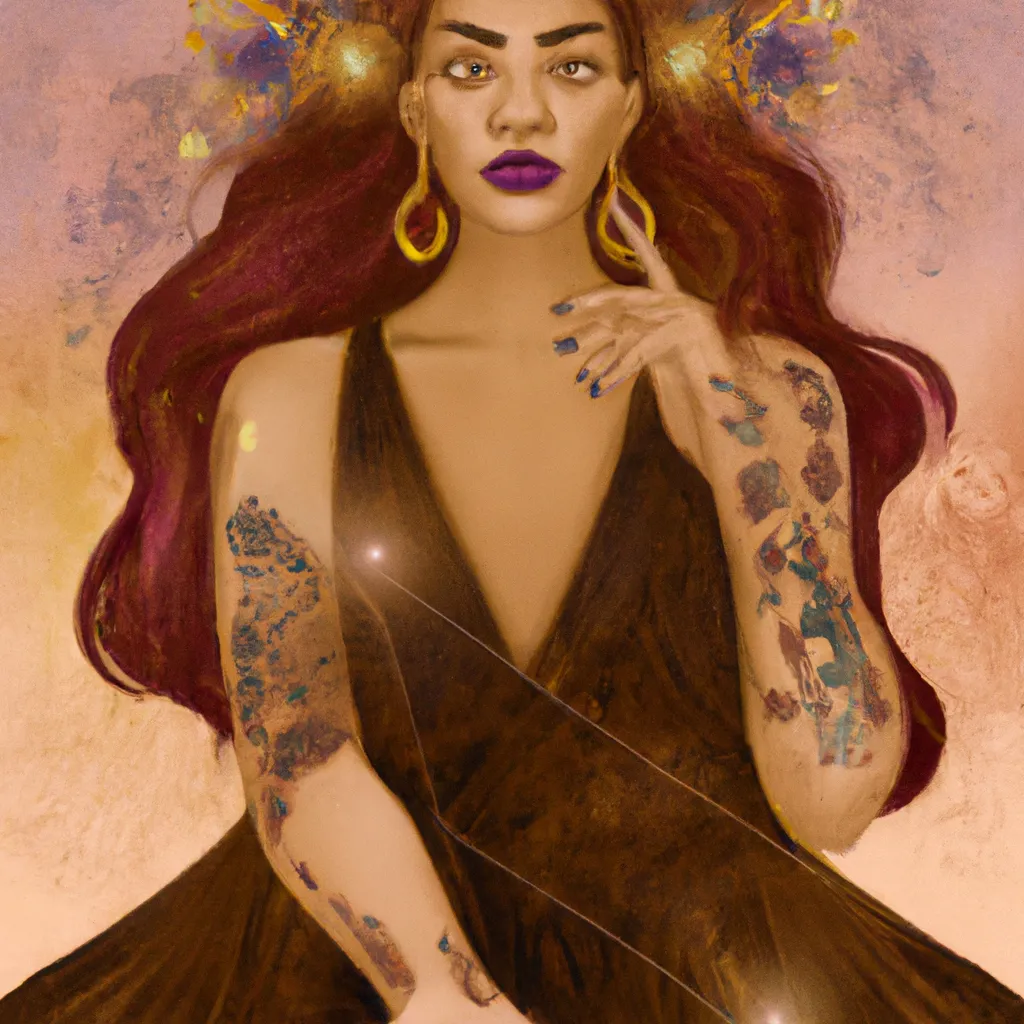 Ilustracao horoscopo rainha do universo
