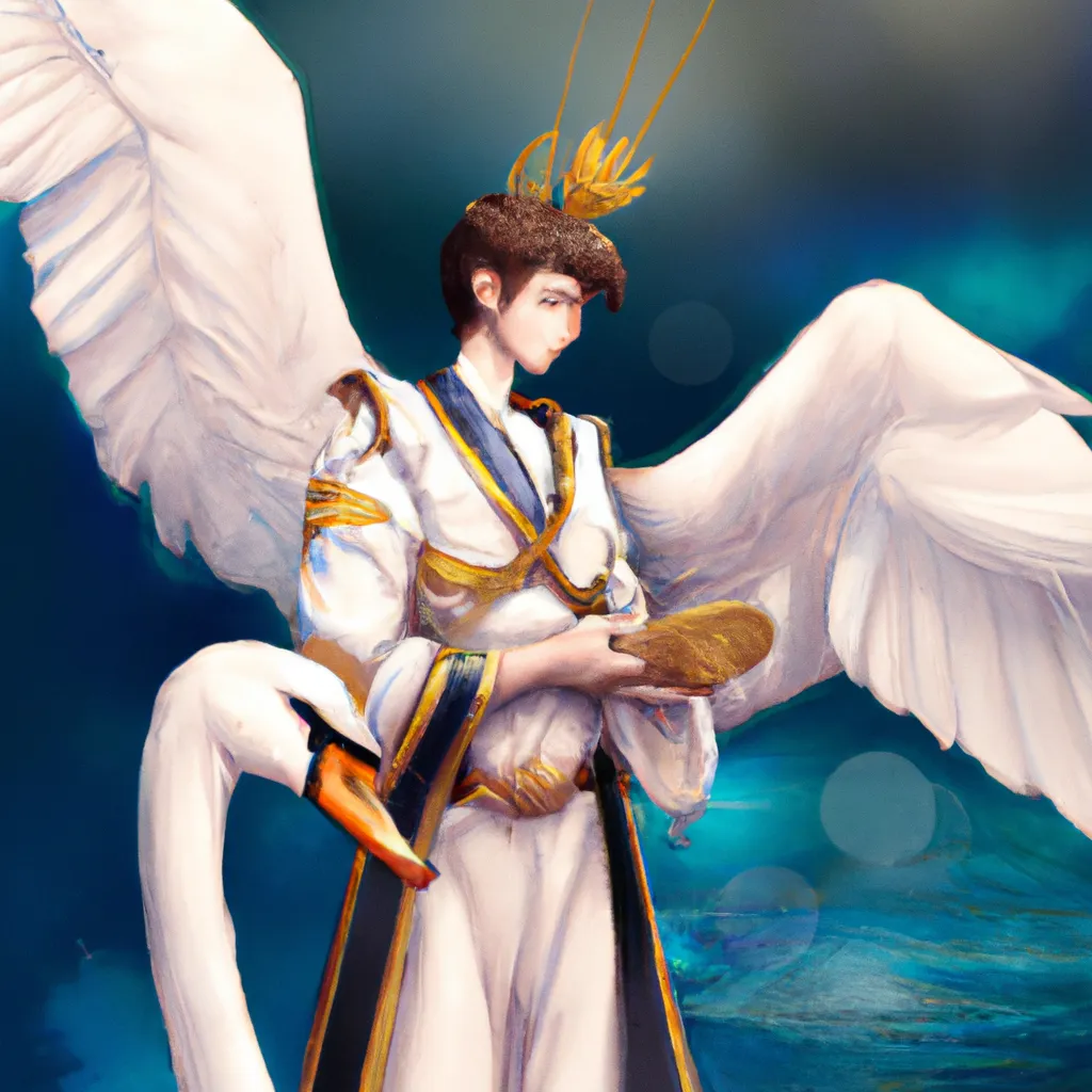 Ilustracao hyoga de cisne