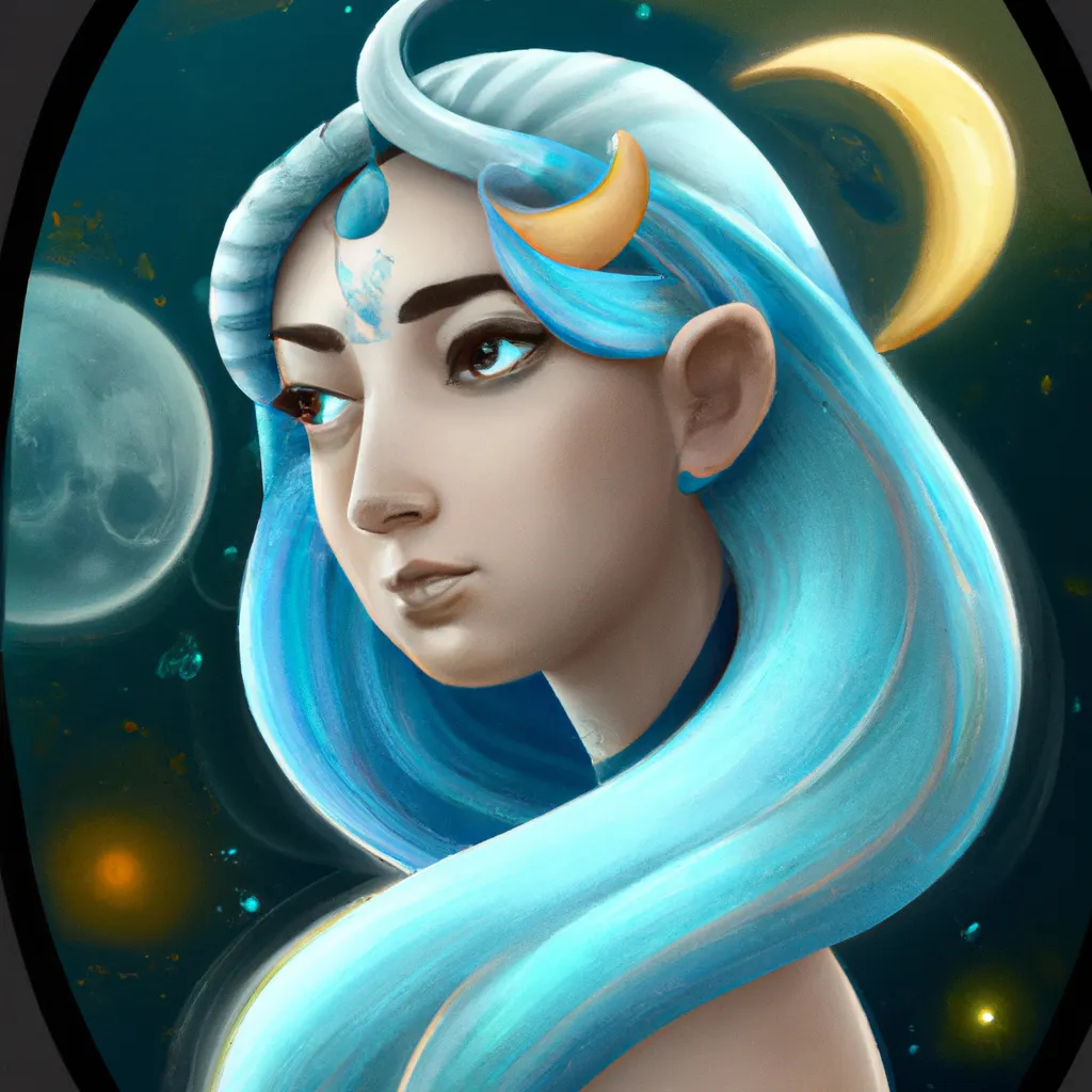 Ilustracao lua astrologia