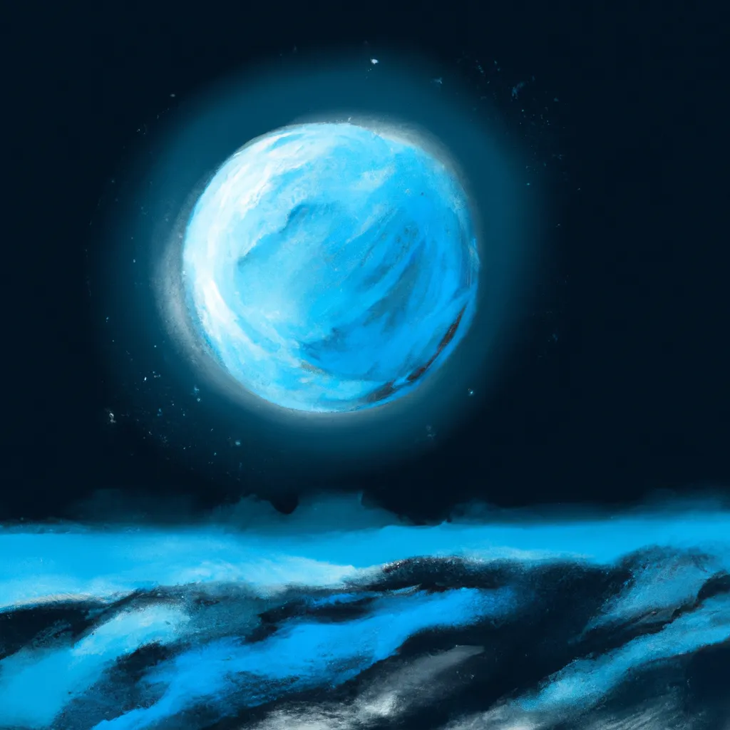 A Lua Azul de 2023: Tudo o que Você Precisa Saber! 7 Ilustracao lua azul 2023