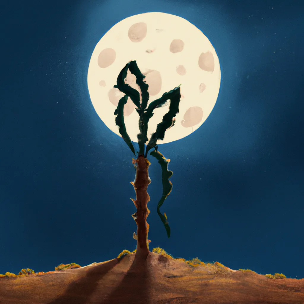Ilustracao lua boa para plantar