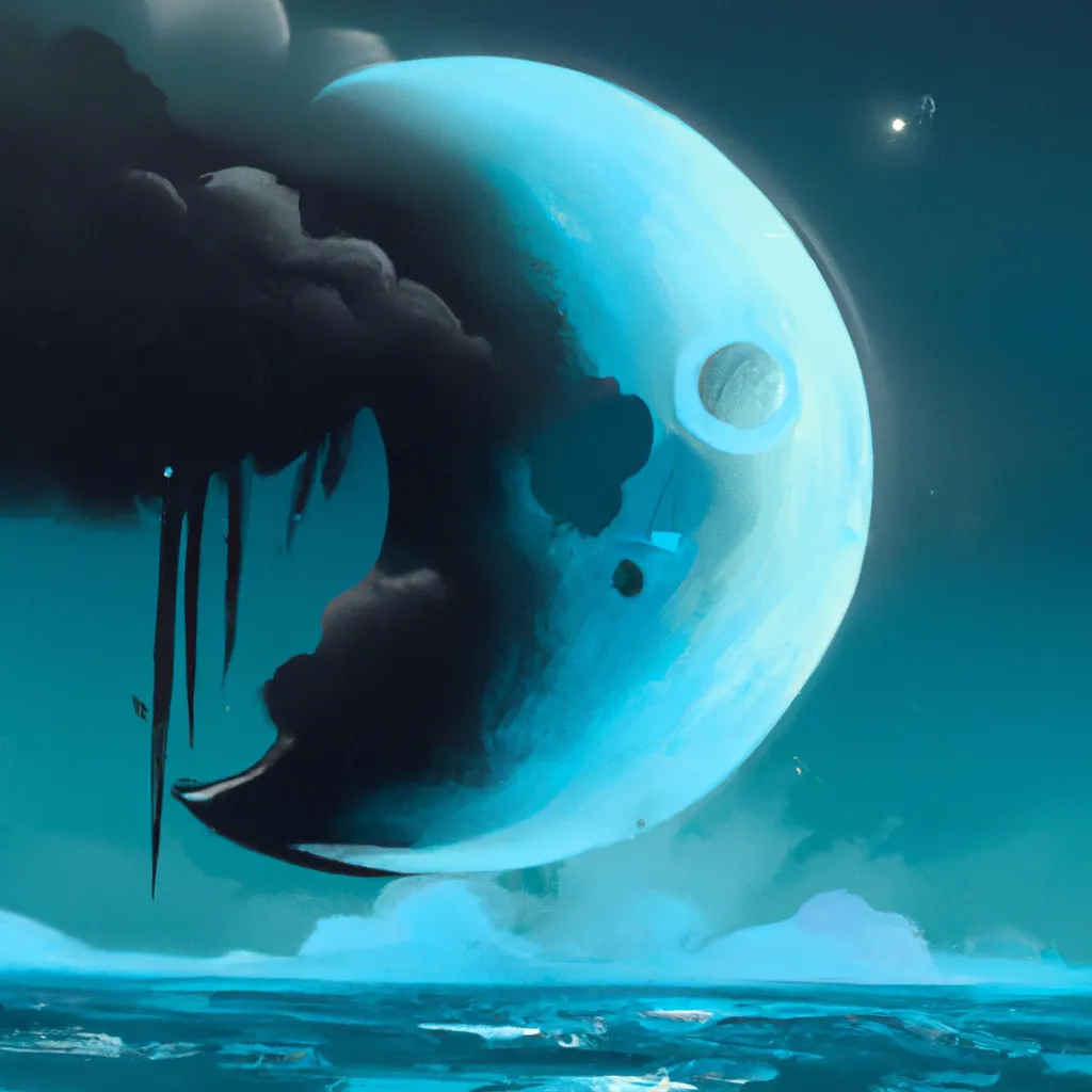 Ilustracao lua crescente 2023