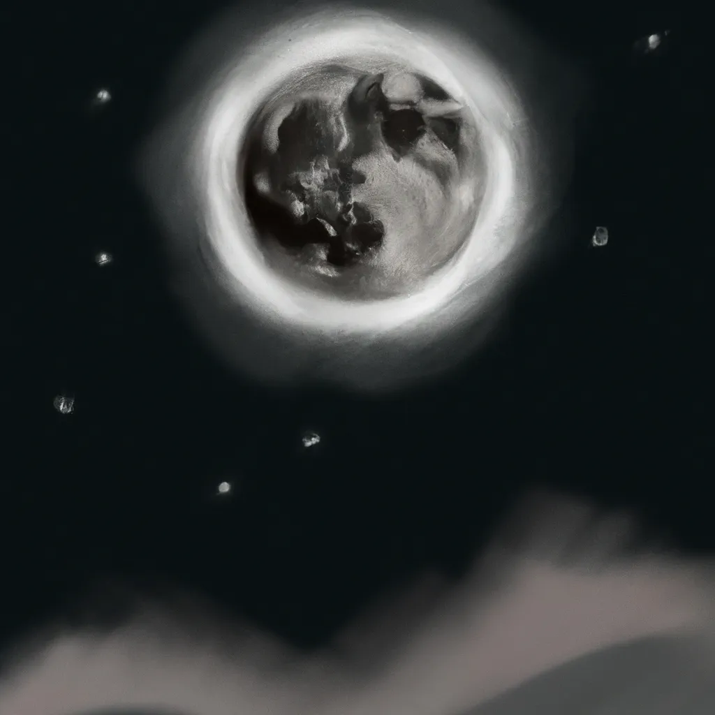 Ilustracao lua de hoje 5 de janeiro de 2023