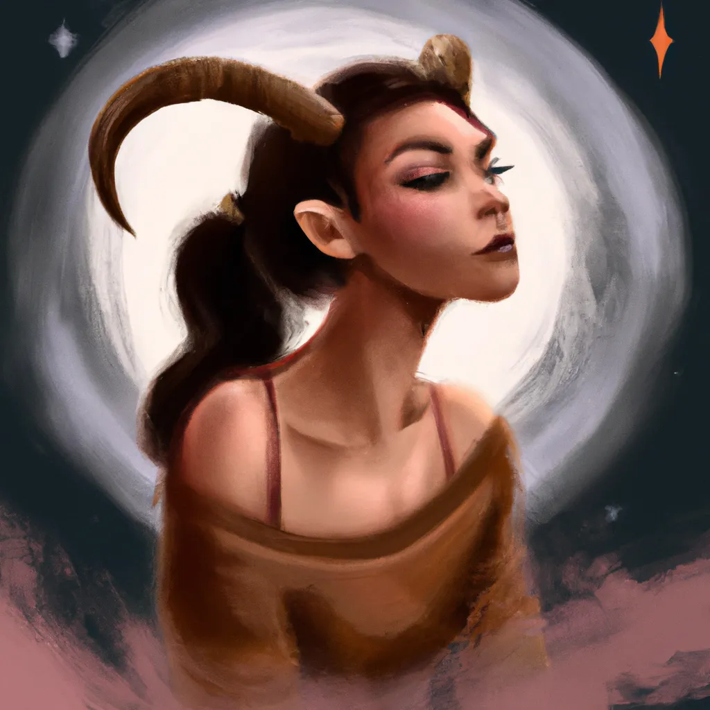 Ilustracao lua em capricornio