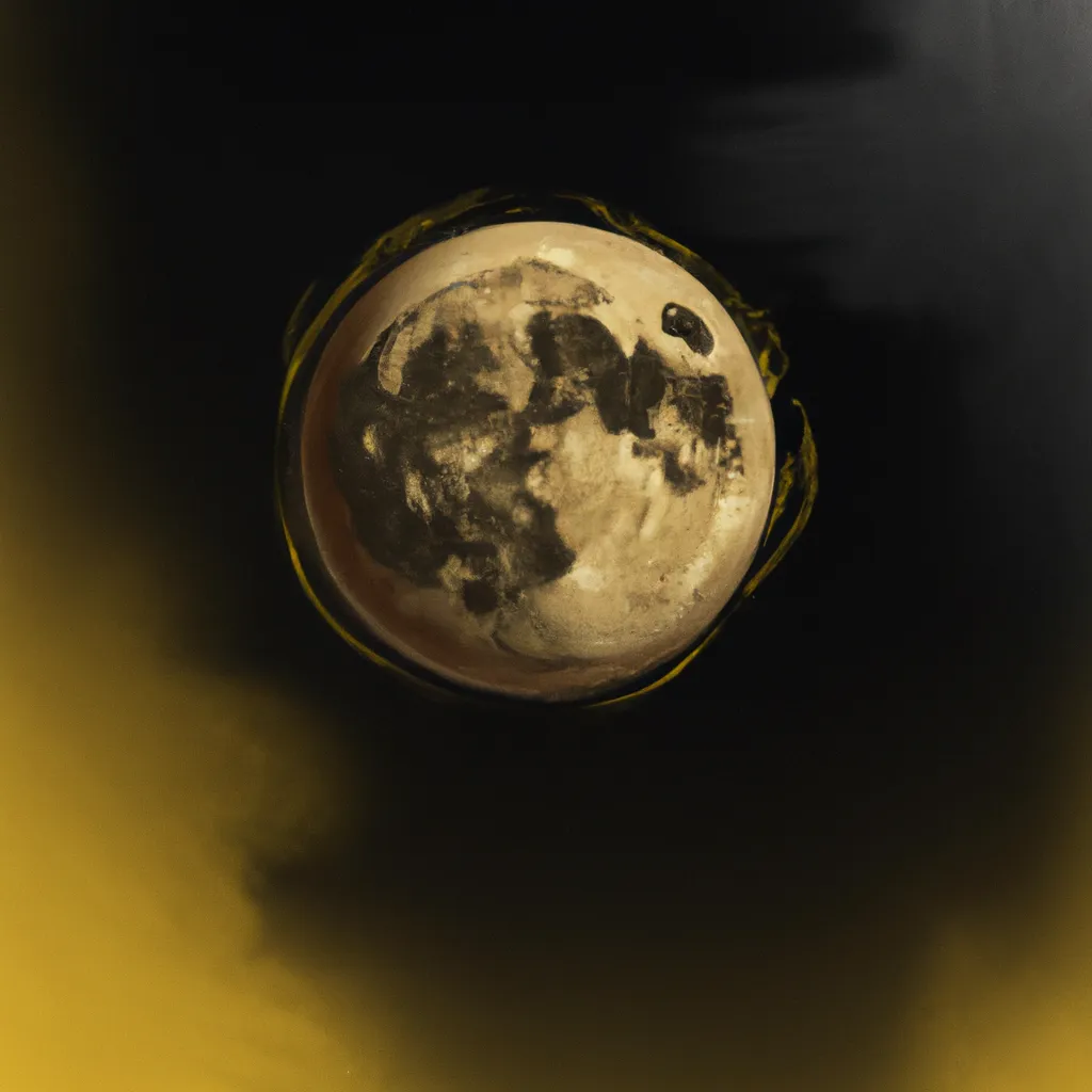Ilustracao lua em escorpiao