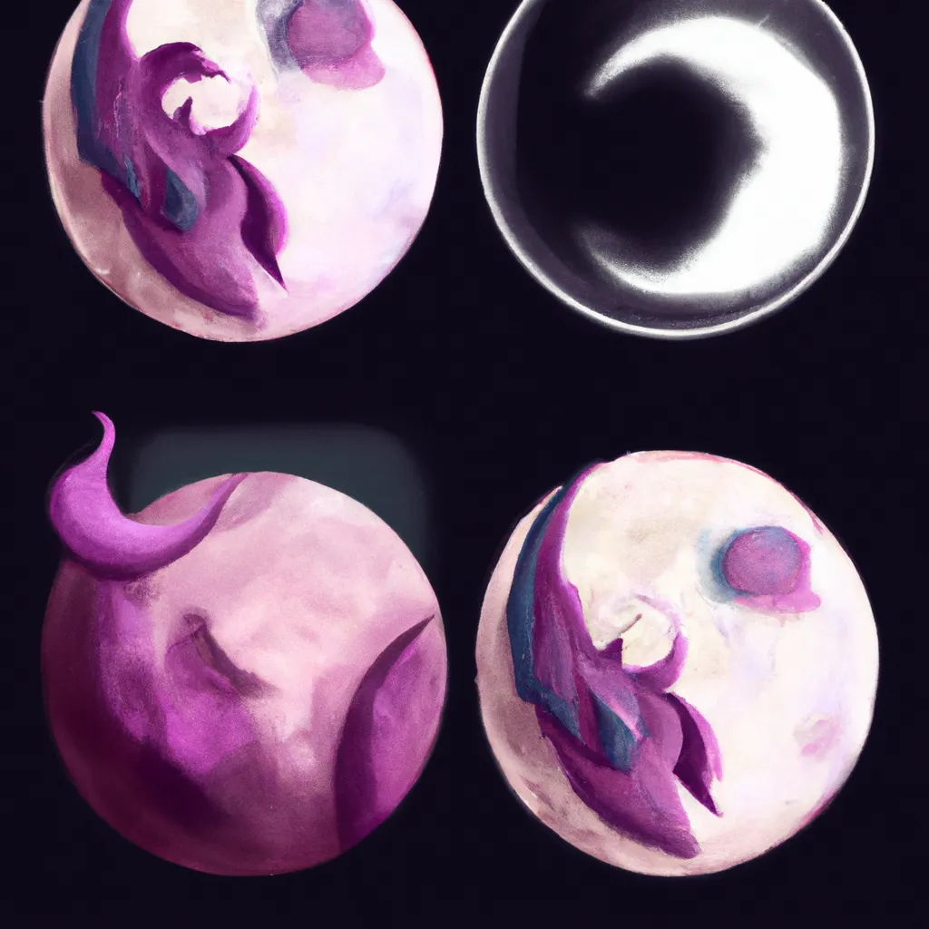Ilustracao lua fases