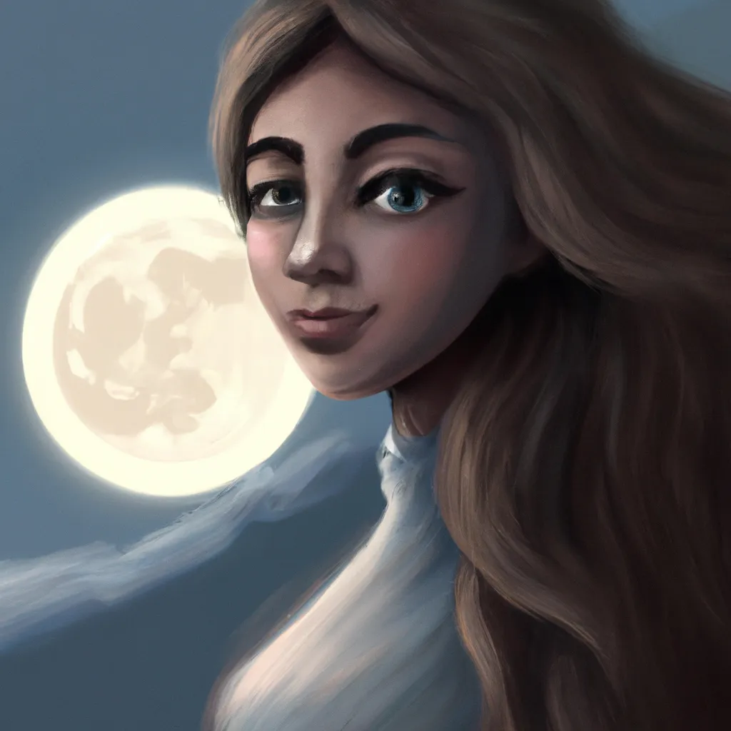 Ilustracao lua janeiro