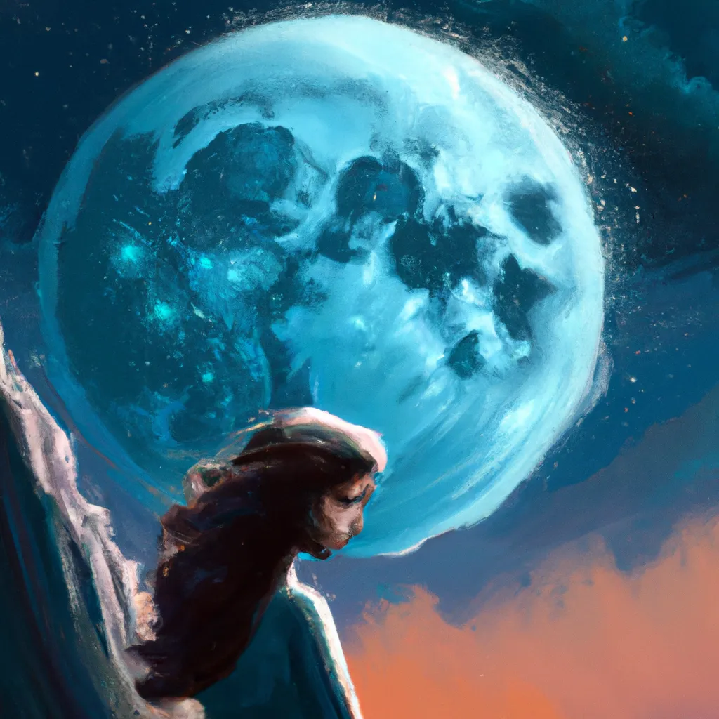 Ilustracao lua minguante 2022