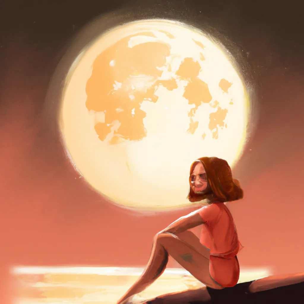 Ilustracao lua ontem