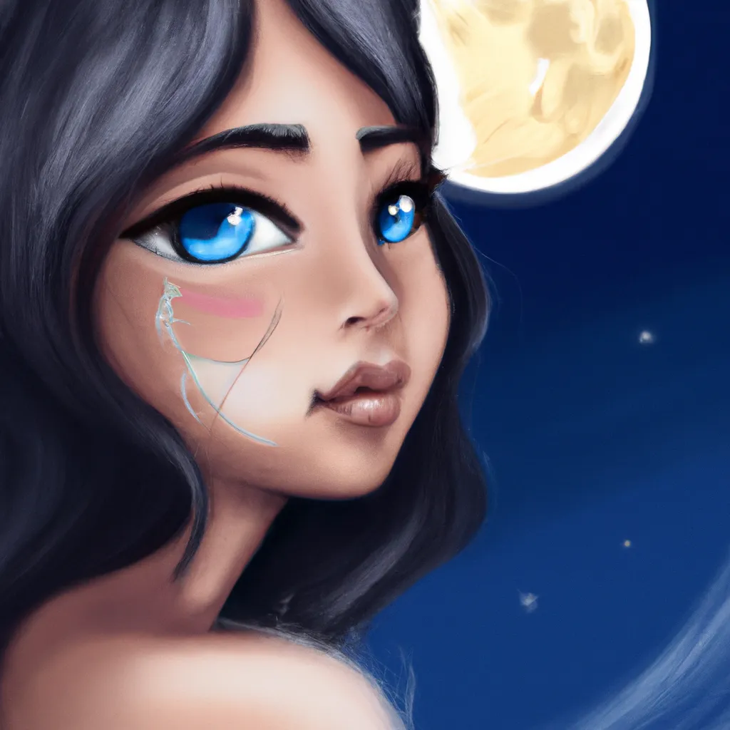 Ilustracao lua resumo