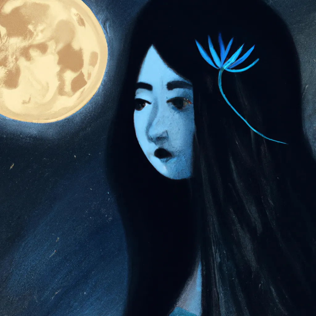 Ilustracao lua retrograda