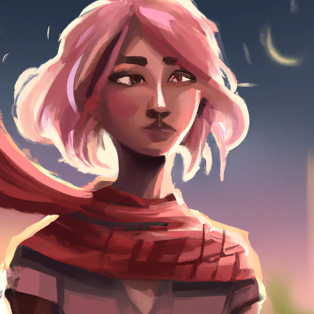 Ilustracao lua rosa