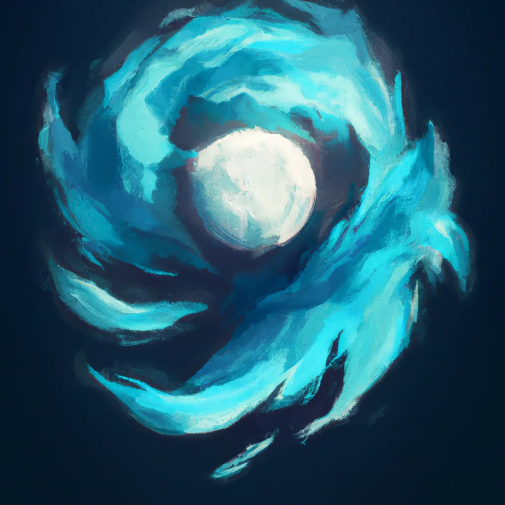 Ilustracao lua rotacao