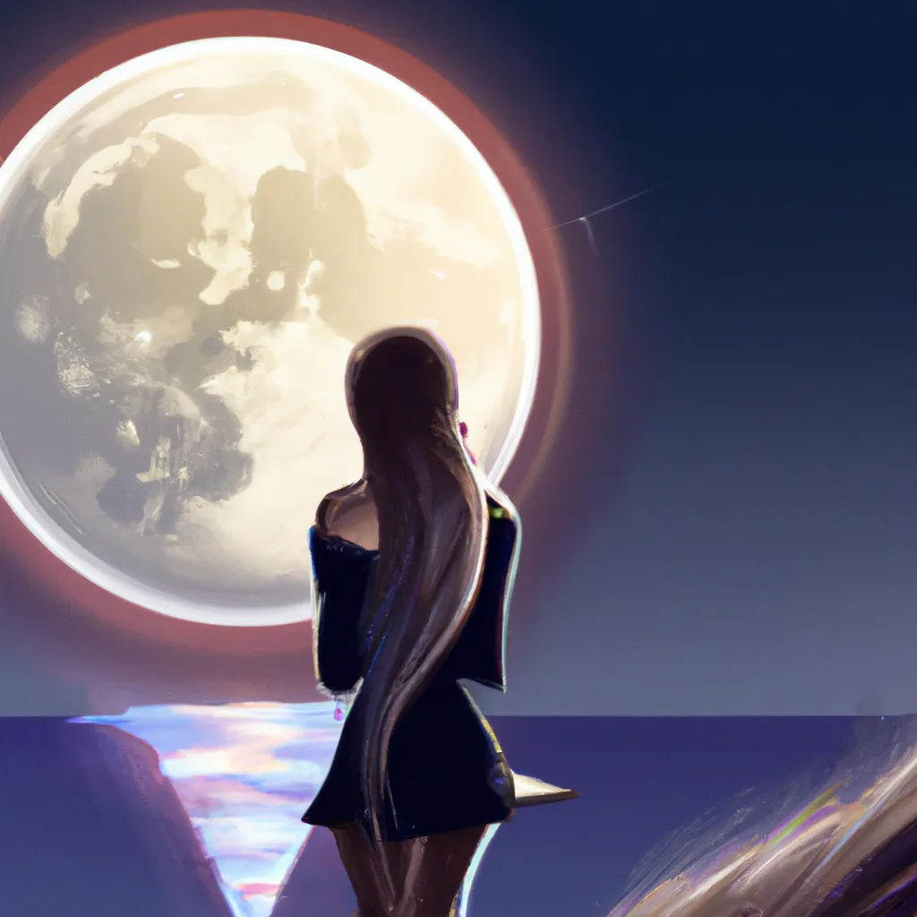Ilustracao lua ultimo quarto
