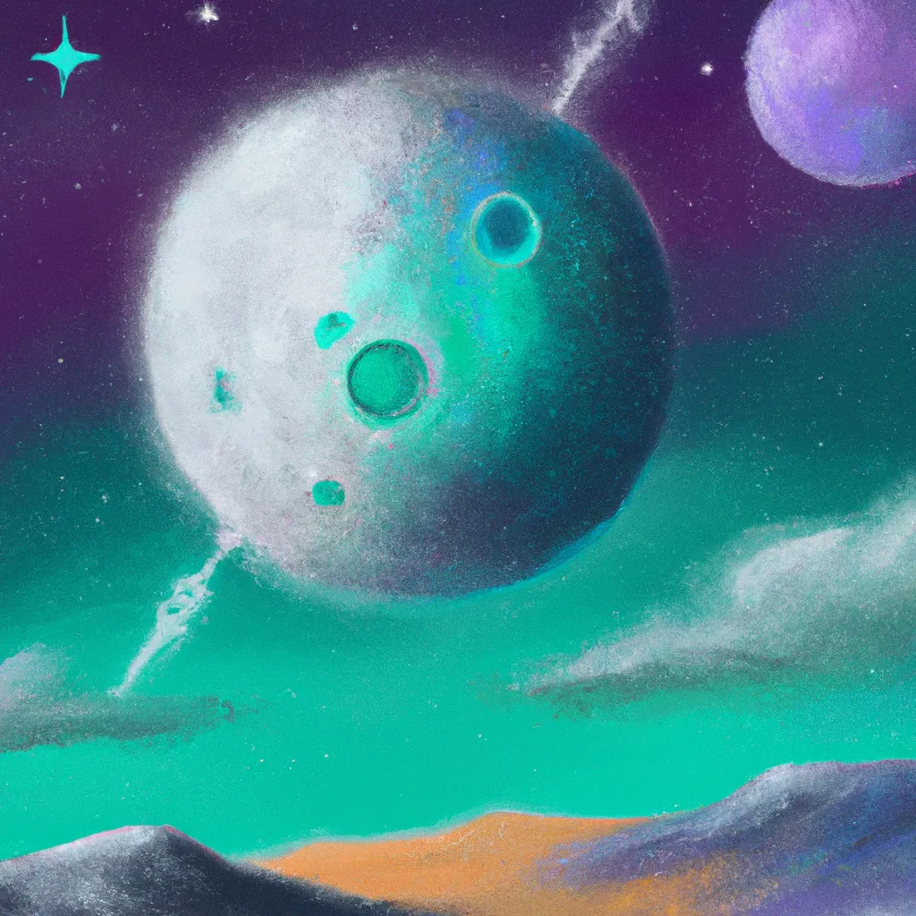 Descubra os Mistérios do Universo a Partir da Lua! 7 Ilustracao lua universo