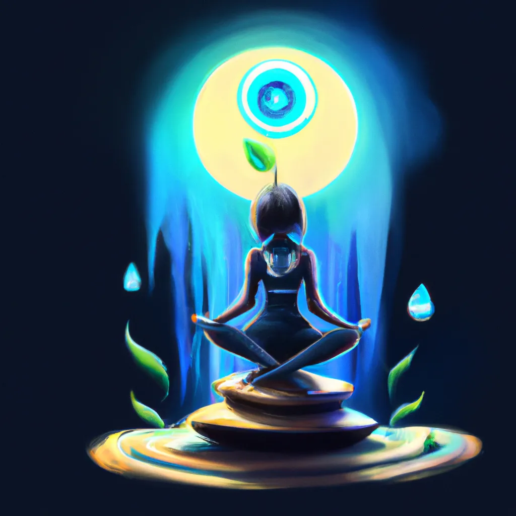 Ilustracao lua zen