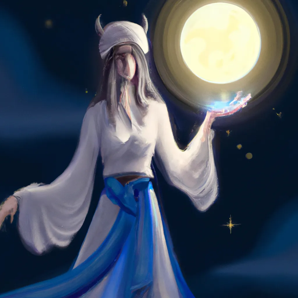 Mágica ao Luar: Como Usar o Poder das Estrelas para Transformar Sua Vida! 7 Ilustracao magia ao luar