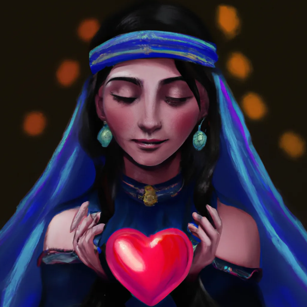 Ilustracao magia cigana para o amor