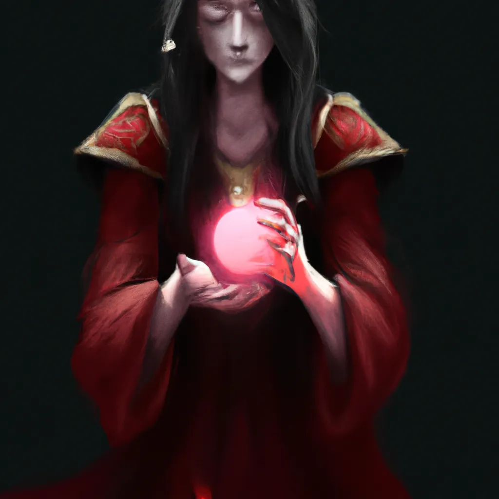 Ilustracao magia de sangue
