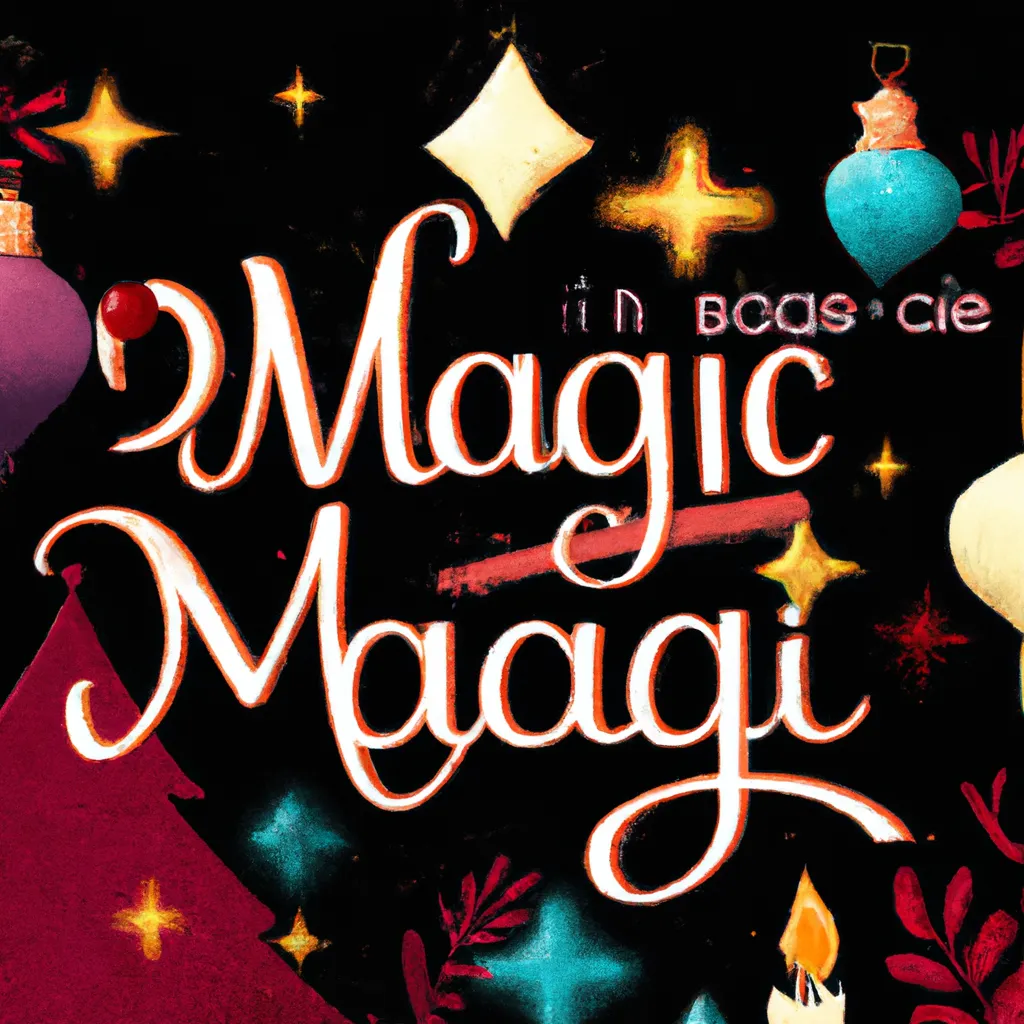 Mágico! As Melhores Frases de Natal para Encantar Seu Natal! 7 Ilustracao magia do natal frases