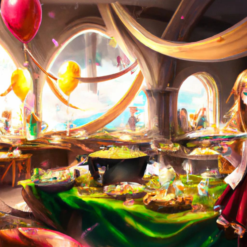 Ilustracao magia festa buffet
