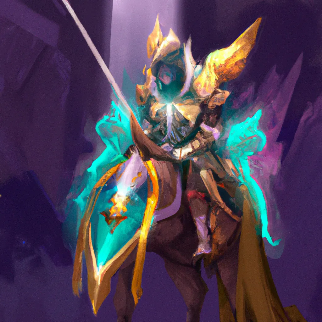 Ilustracao magia knight venore