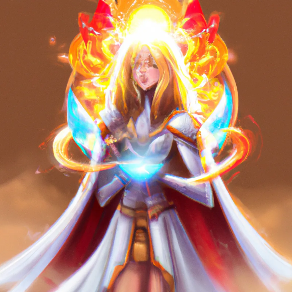 Ilustracao magia sagrada