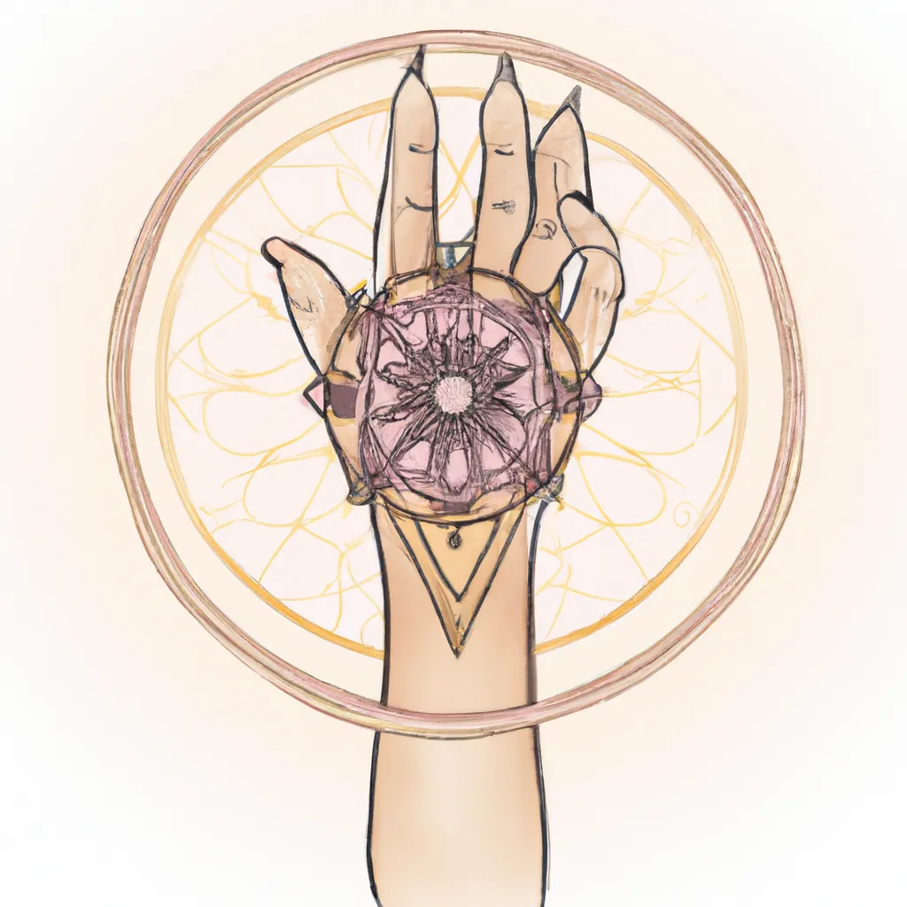 Ilustracao mandala braco feminino