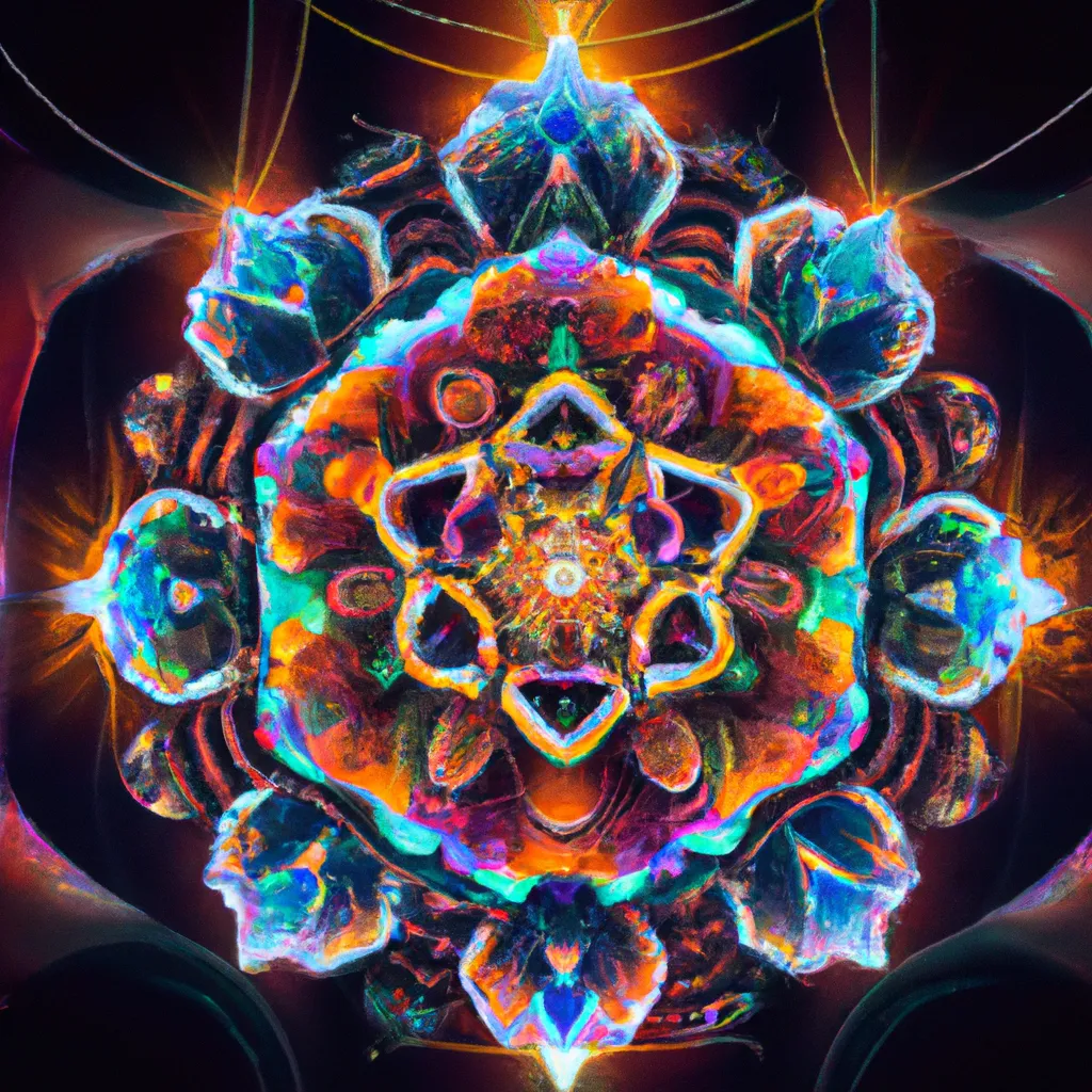 Mandalas de Cores: Descubra o Poder das Combinações Mágicas! 7 Ilustracao mandala cores