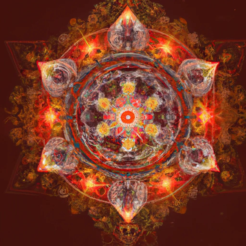Mandala de Natal: Como Criar Desenhos Incríveis e Coloridos para Alegrar o Seu Espaço! 7 Ilustracao mandala de natal