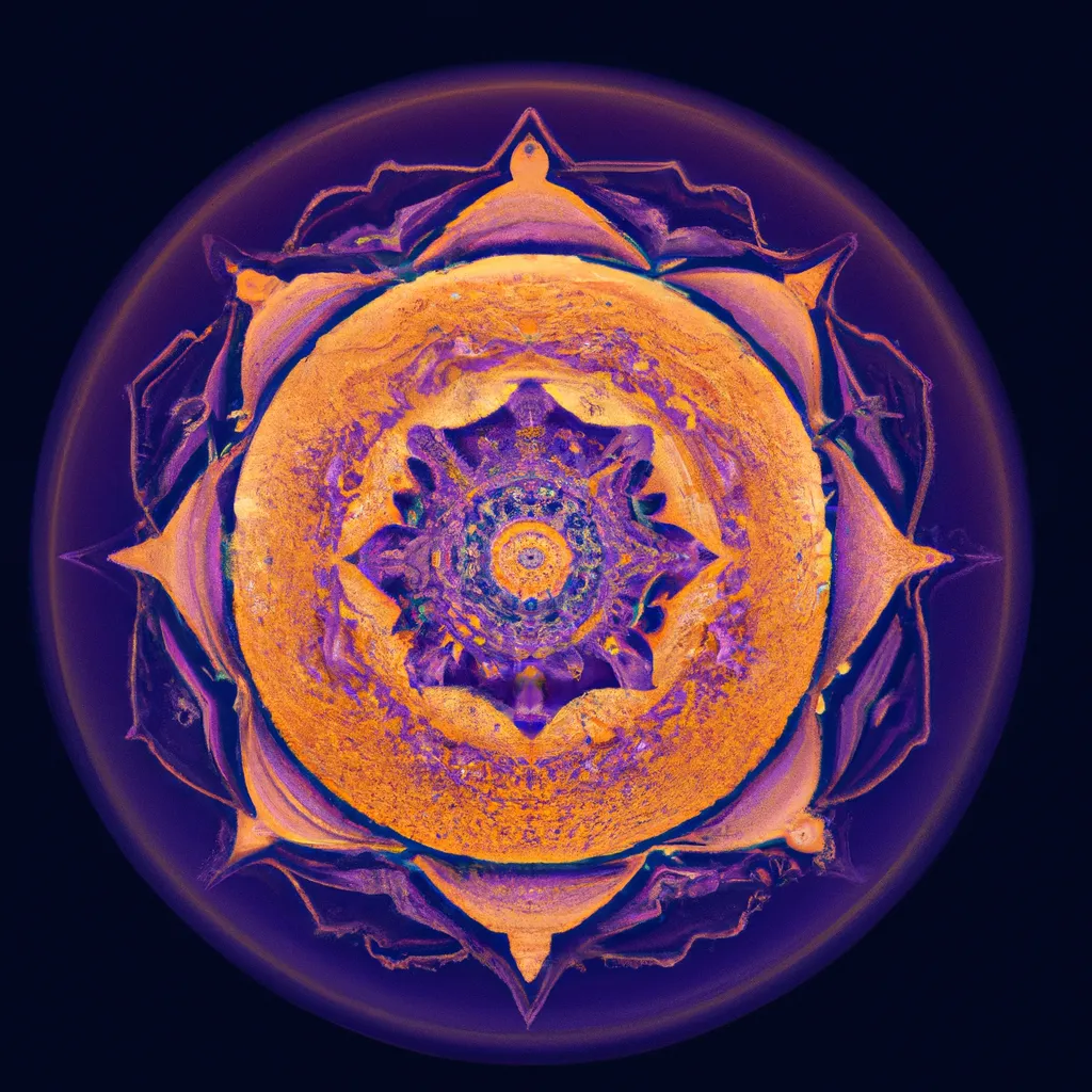Ilustracao mandala em ingles