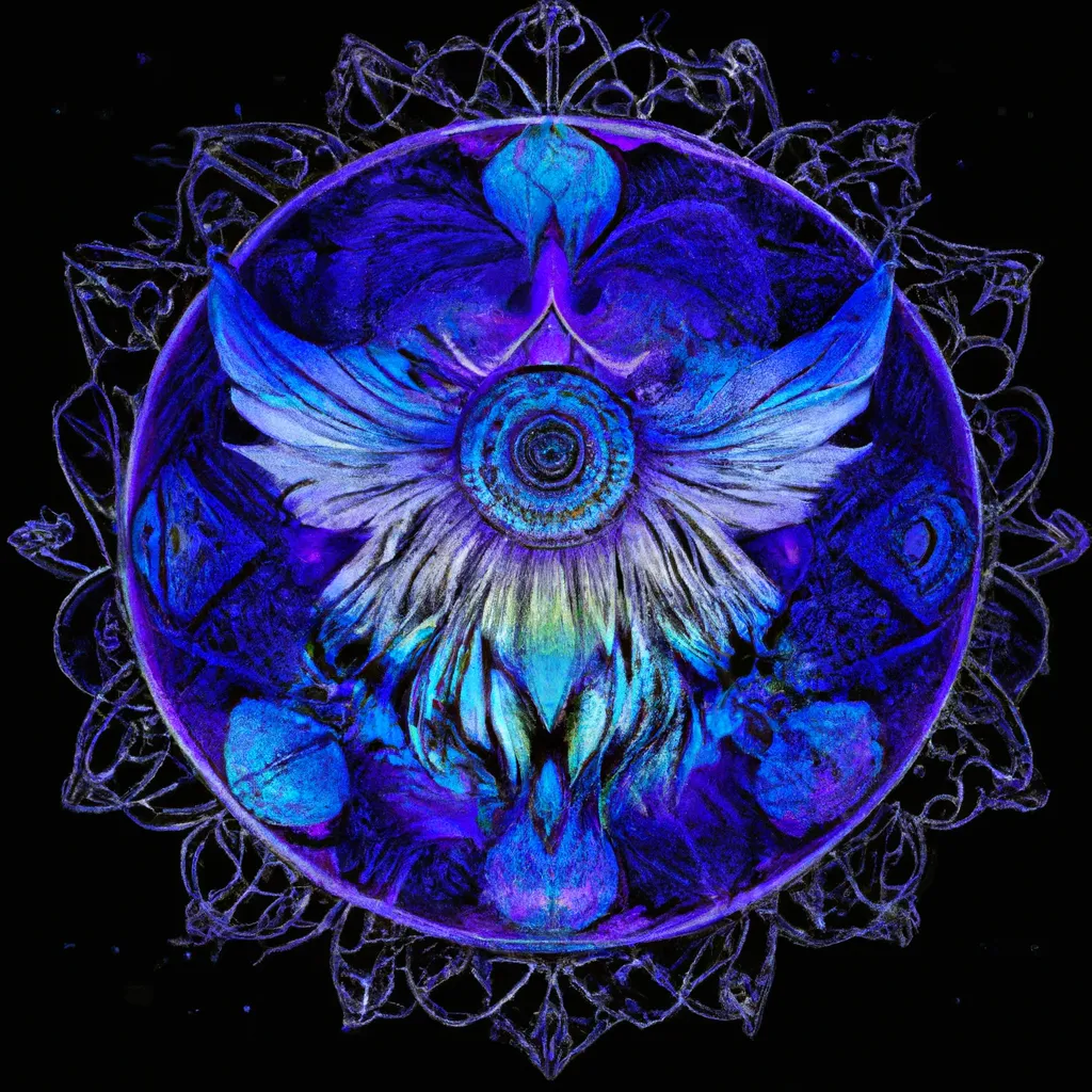 Ilustracao mandala espirito santo