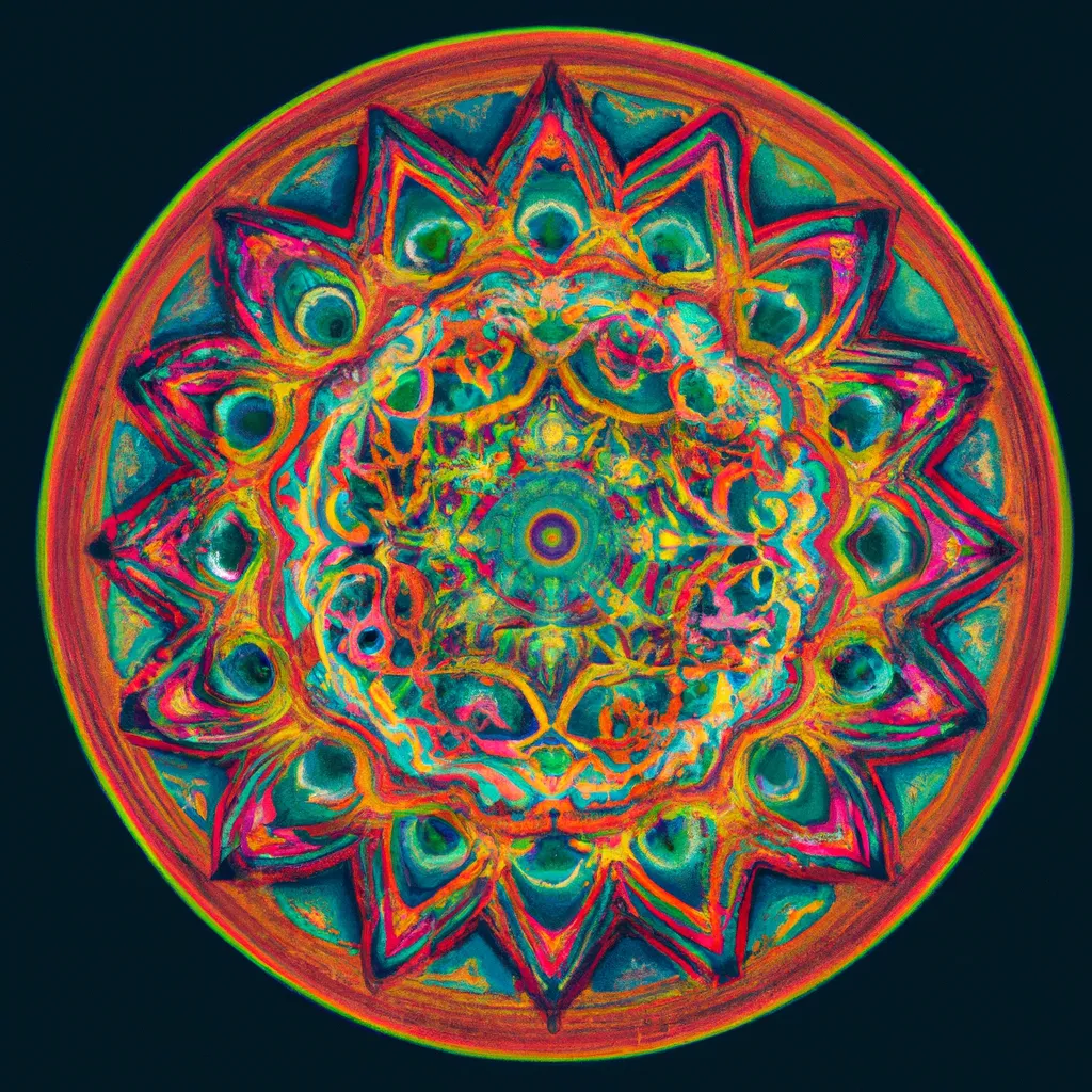 Ilustracao mandala grande
