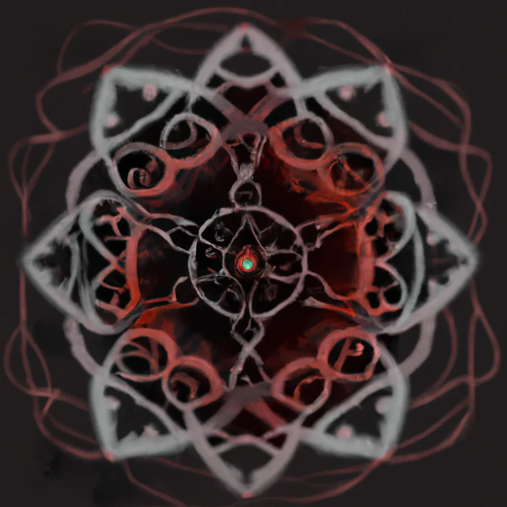 Ilustracao mandala halloween