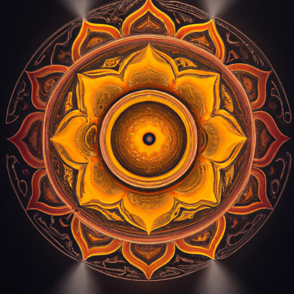 Ilustracao mandala hindu