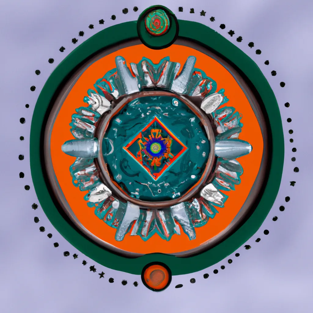 Ilustracao mandala indigena