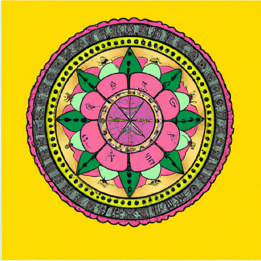 Ilustracao mandala infantil