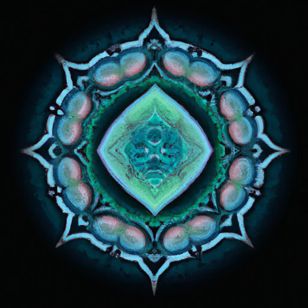 Ilustracao mandala karmica