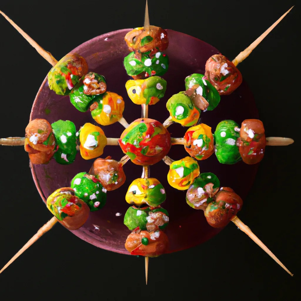 Ilustracao mandala kebabs