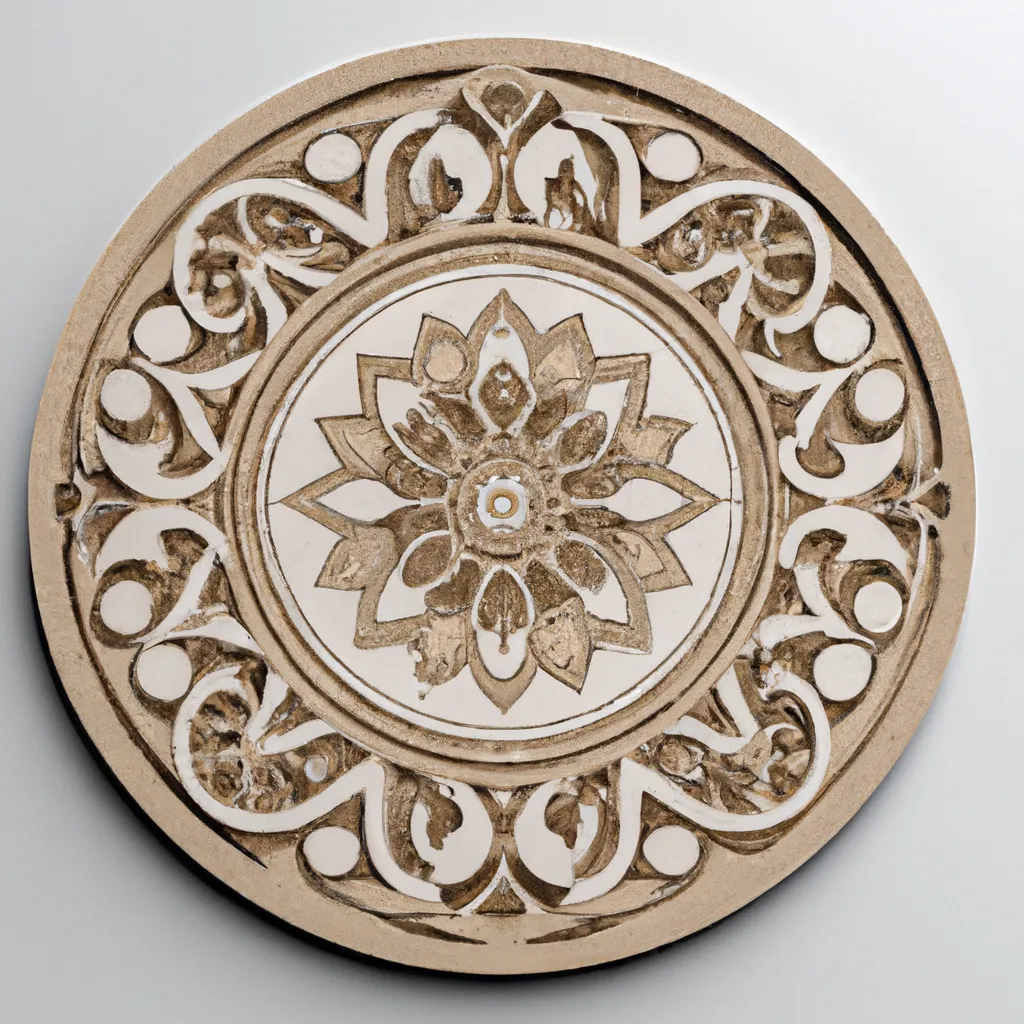 Ilustracao mandala mdf cru
