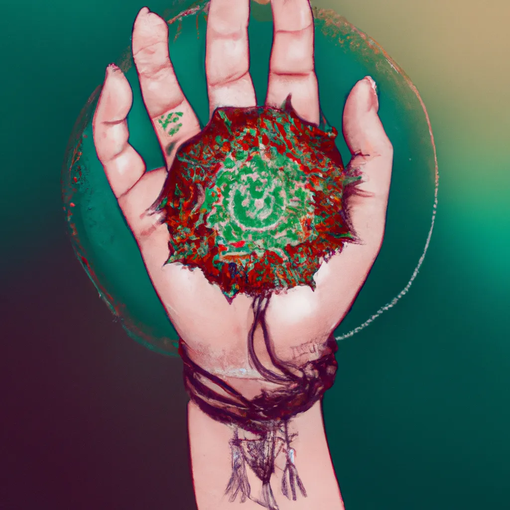 Ilustracao mandala no braco