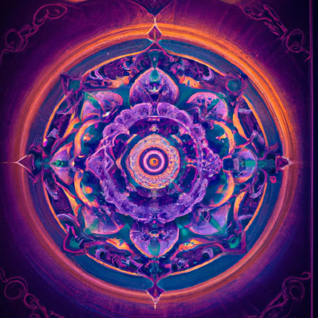 Ilustracao mandala no joelho