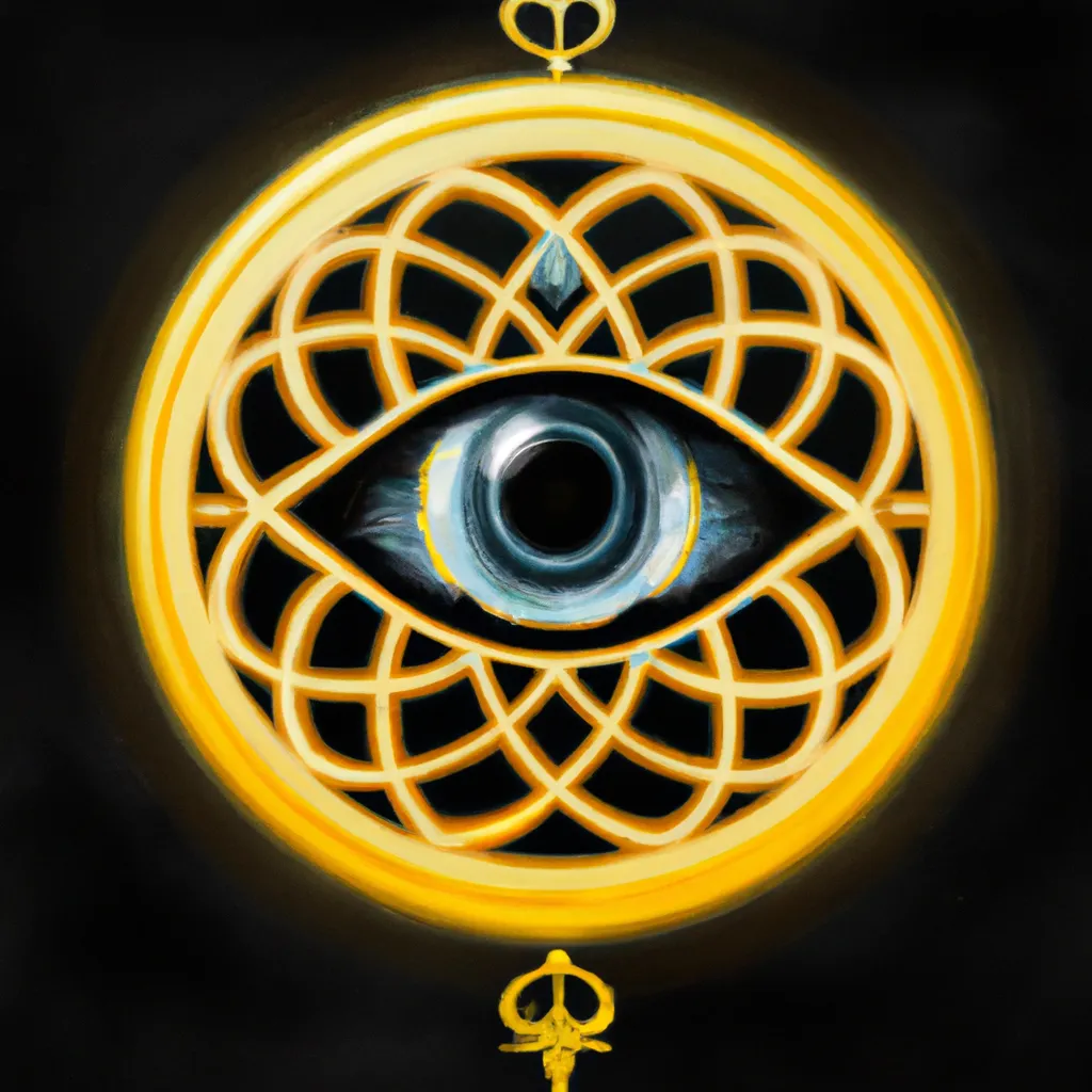 Mandala Olho Grego: Desvende o Significado e Aprenda a Fazer a Sua! 7 Ilustracao mandala olho grego
