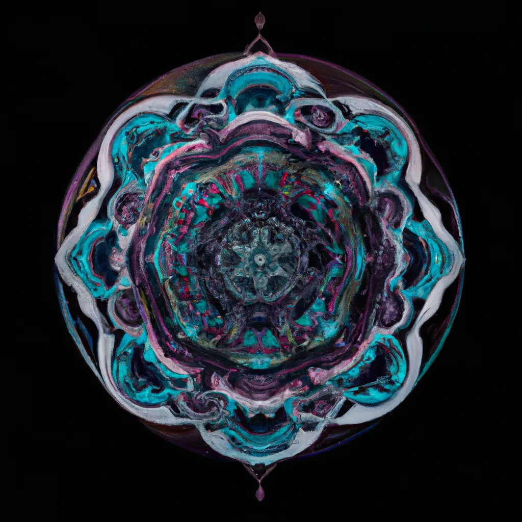 Ilustracao mandala quadro