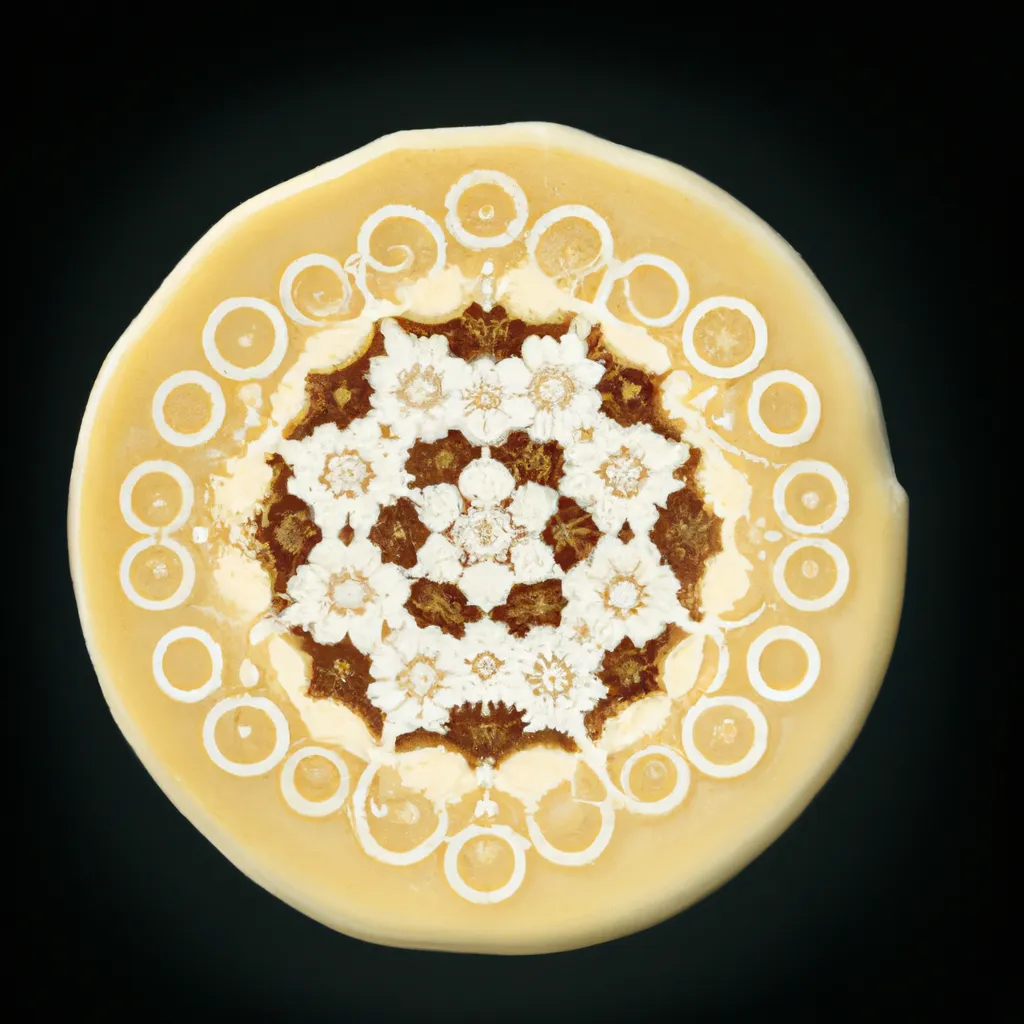 Mandala Queijo: A Arte de Criar Desenhos Incríveis Com Alimentos! 7 Ilustracao mandala queijo