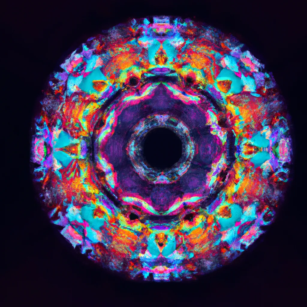 Ilustracao mandala rave