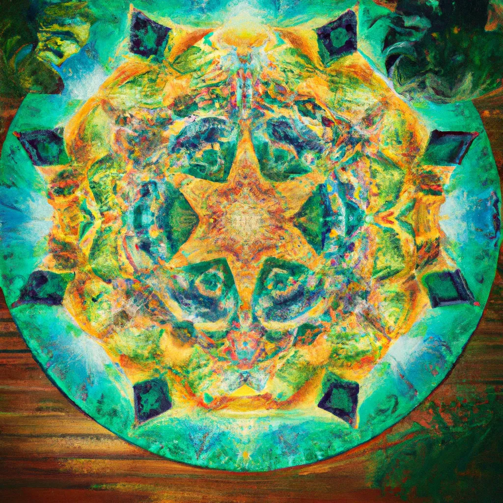 Ilustracao mandala restaurante juquehy