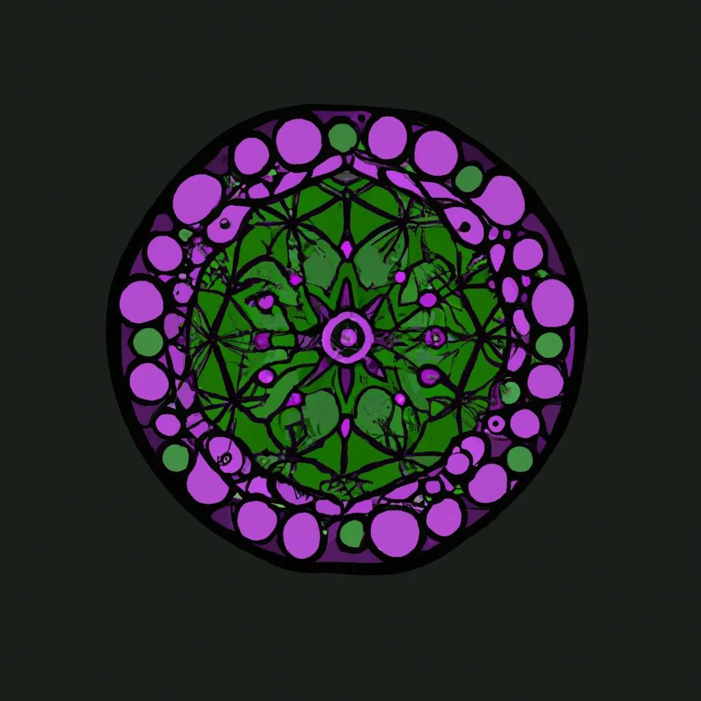 Ilustracao mandala simples